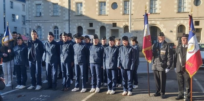 Remise de fanion des Cadets du Morbihan